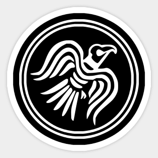 Viking raven banner Sticker